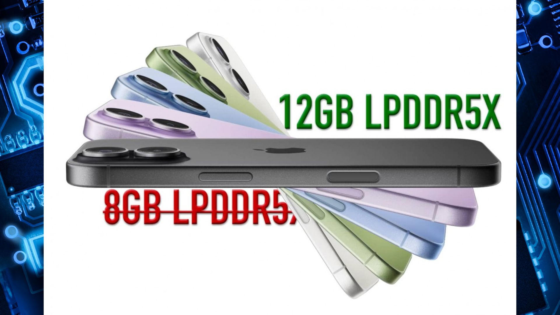 iPhone berencana menggunakan 12GB LPDDR5X Pada Seri iPhone 18 (credit: gsmarena.com)