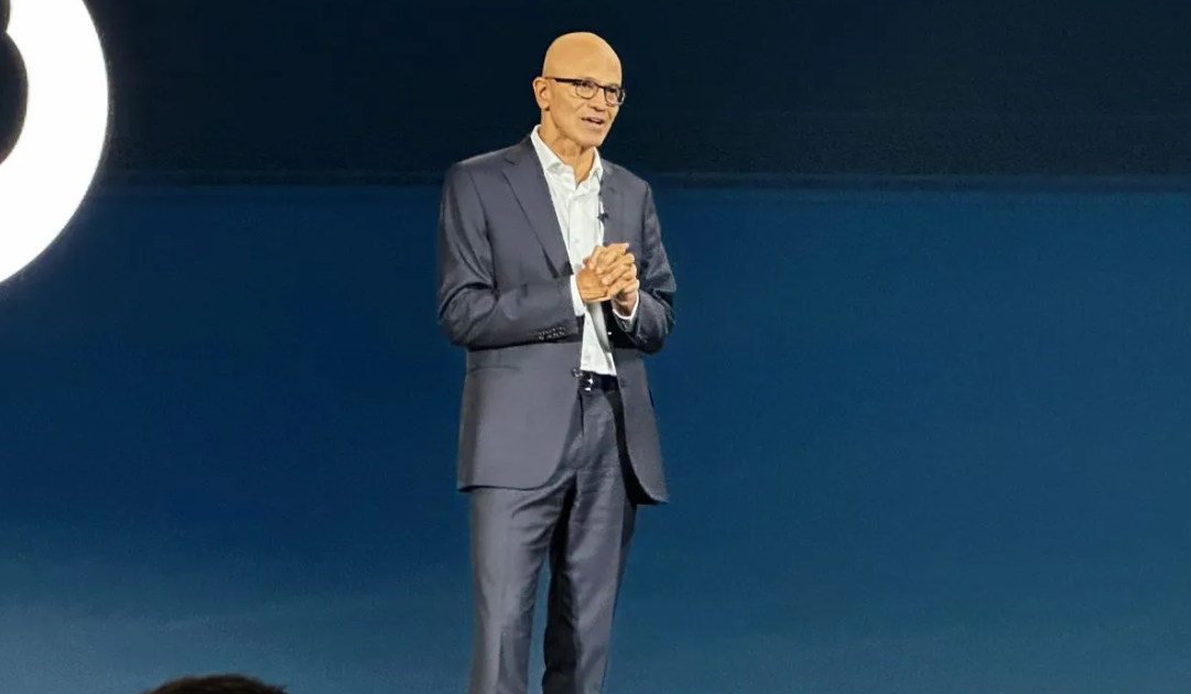CEO Microsoft, Satya Nadella, memberikan paparan pada gelaran &ldquo;Microsoft Build: Al Day&rdquo;