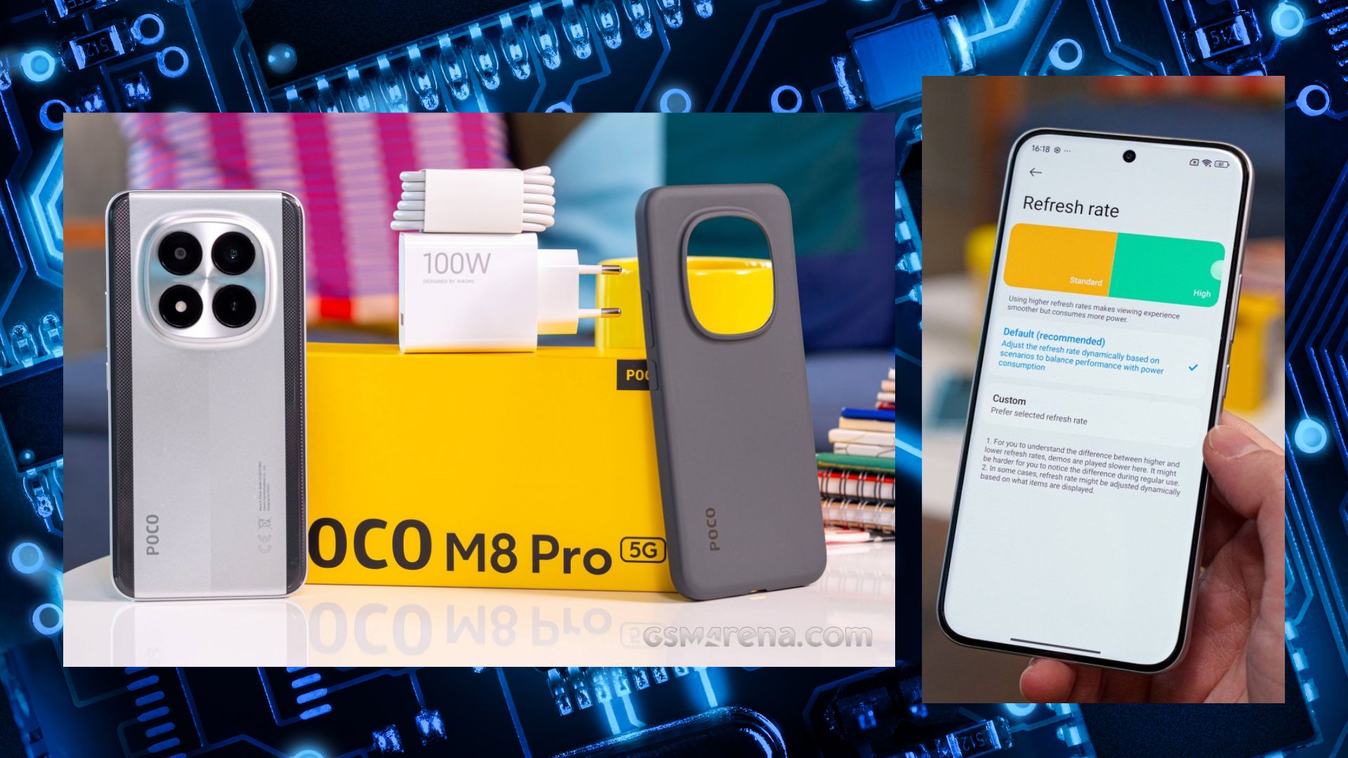 Refresh Rate Poco M8 Pro (credit: gsmarena.com)