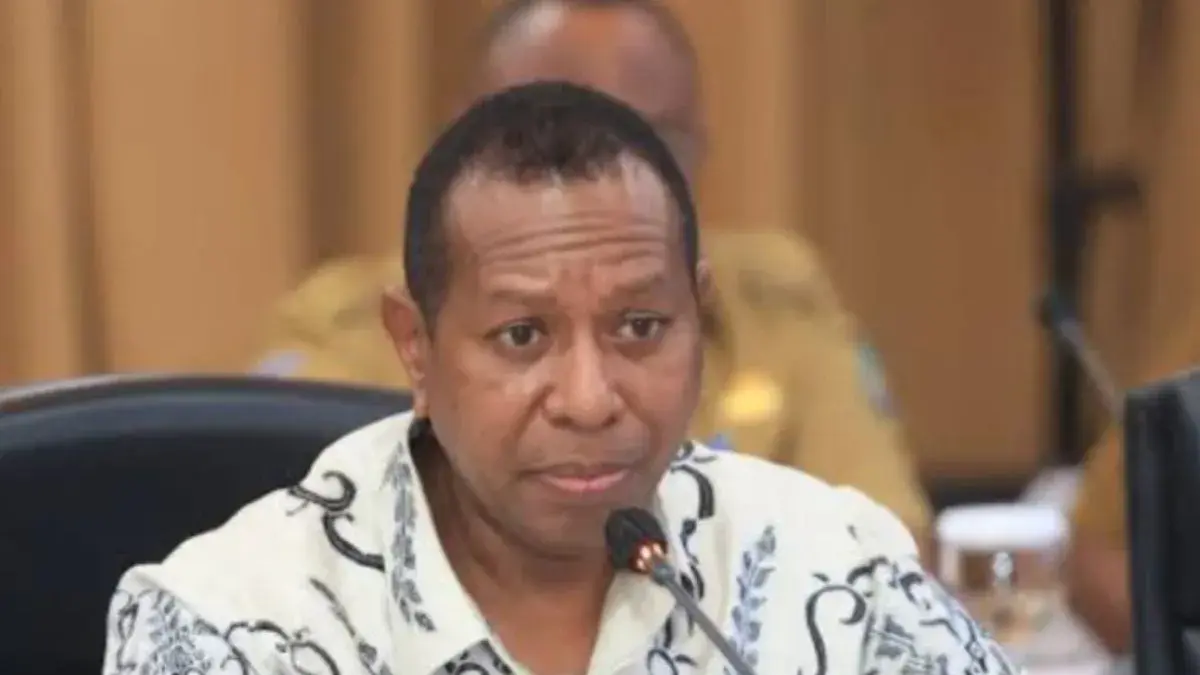 Gubernur Papua Selatan, Apolo Safanpo. (Antara/HO-Humas Pemprov Papua Selatan)
