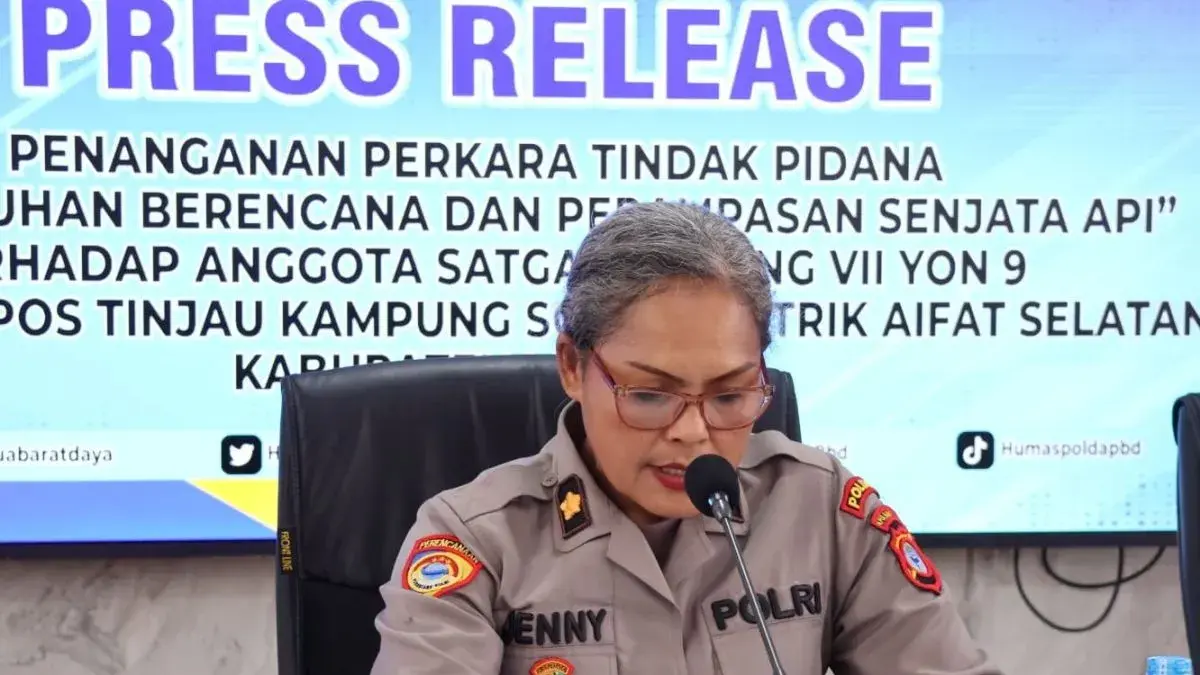 Pelaksana Tugas Kepala Bidang Humas Polda Papua Barat Daya, Kompol Jenny Hengkelare. (Antara/HO-Humas Polda Papua Barat Daya)