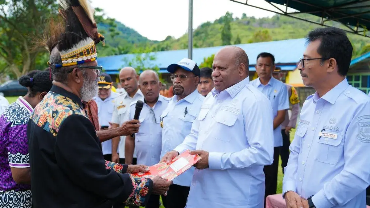 Hak Guna Pakai Pesisir Diserahkan, Depapre Bersiap Jadi Pusat Ekonomi Baru. (Antara/HO- Pemprov Papua)