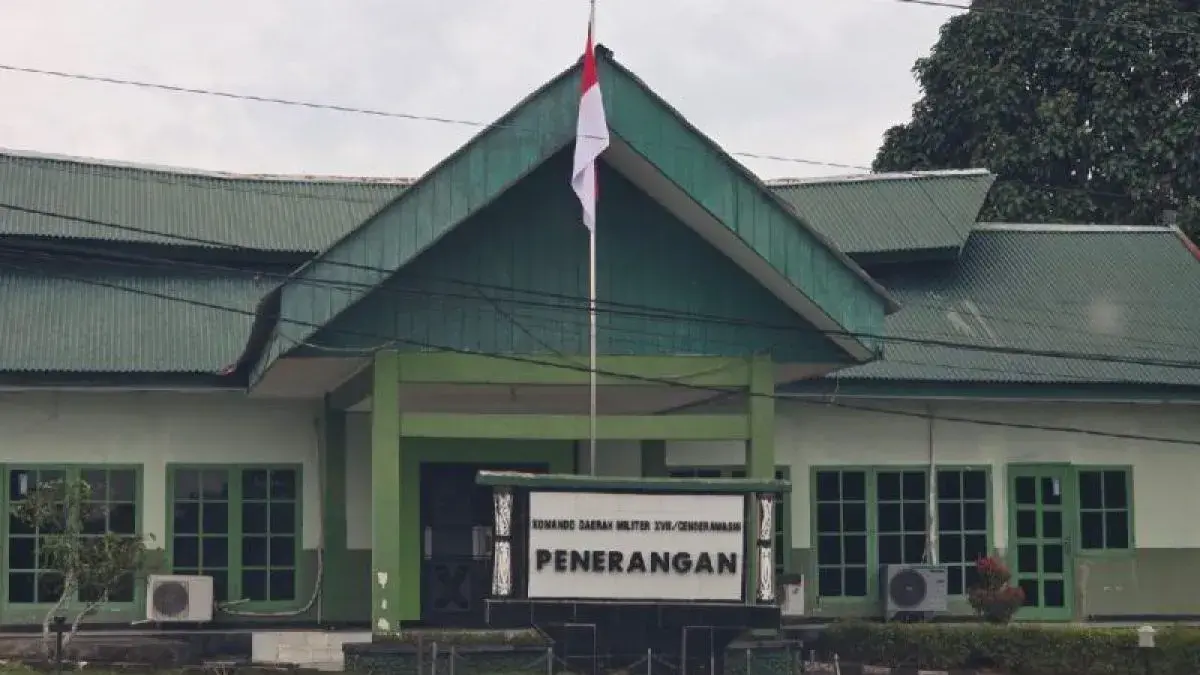 Pendam XVII Cendrawasih di Jayapura. (Antara/Evarukdijati)