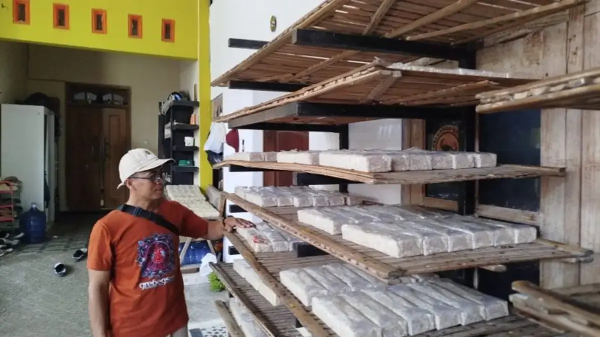Harga Kedelai naik akibat konflik Timur Tengah, ukuran tempe kini makin kecil. (Antara)