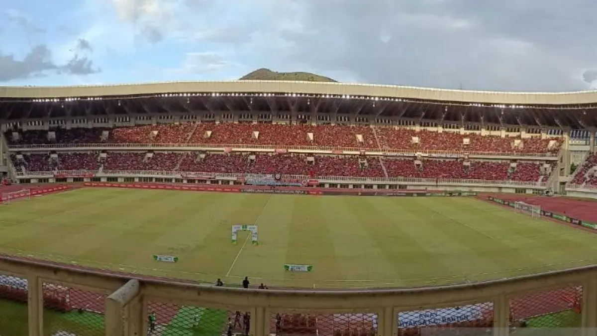 Persipura Terancam Main Tanpa Penonton Semusim, Manajemen Pilih Banding. (Stadion Lukas Enembe. ANTARA/Ardiles Leloltery)