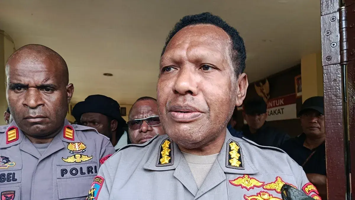 Perwira Penghubung Polda Papua di Papua Pegunungan Kombes Pol Andi Y Enoch. (Antara/Yudhi Efendi)
