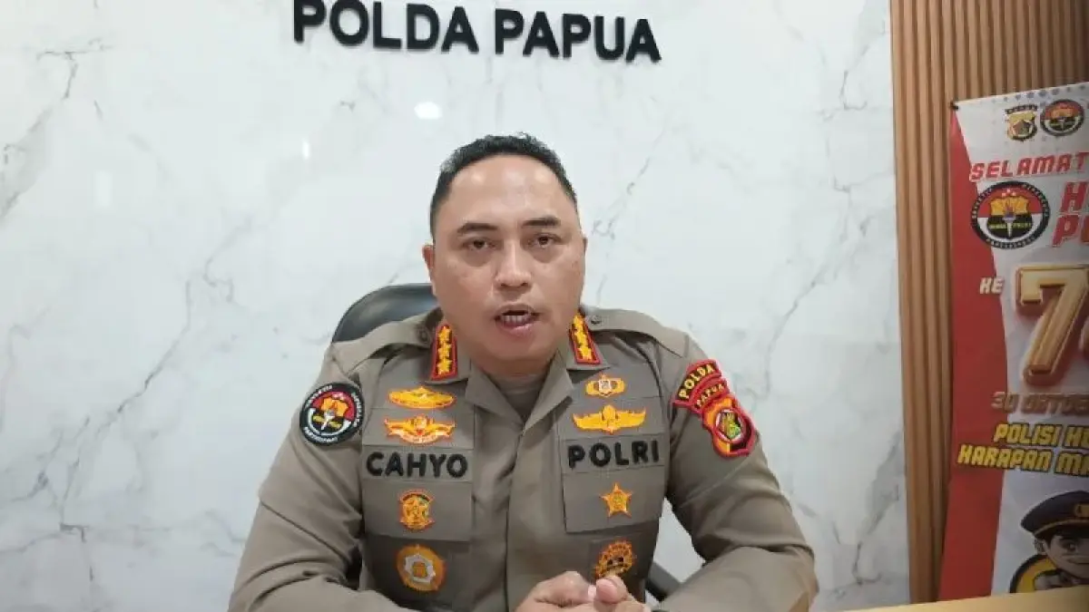 Kabid Humas Polda Papua Kombes Cahyo Sukarnito. (Antara/Evarukdijati?