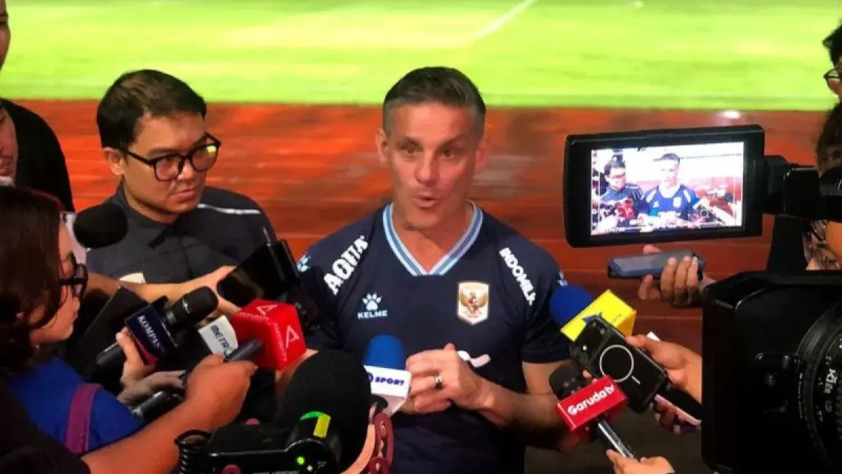 Pelatih timnas Indonesia John Herdman. (Antara)
