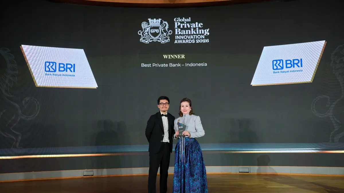 BRI dapat penghargaan Best Private Bank di Indonesia pada ajang Global Private Banking Innovation Awards 2026.