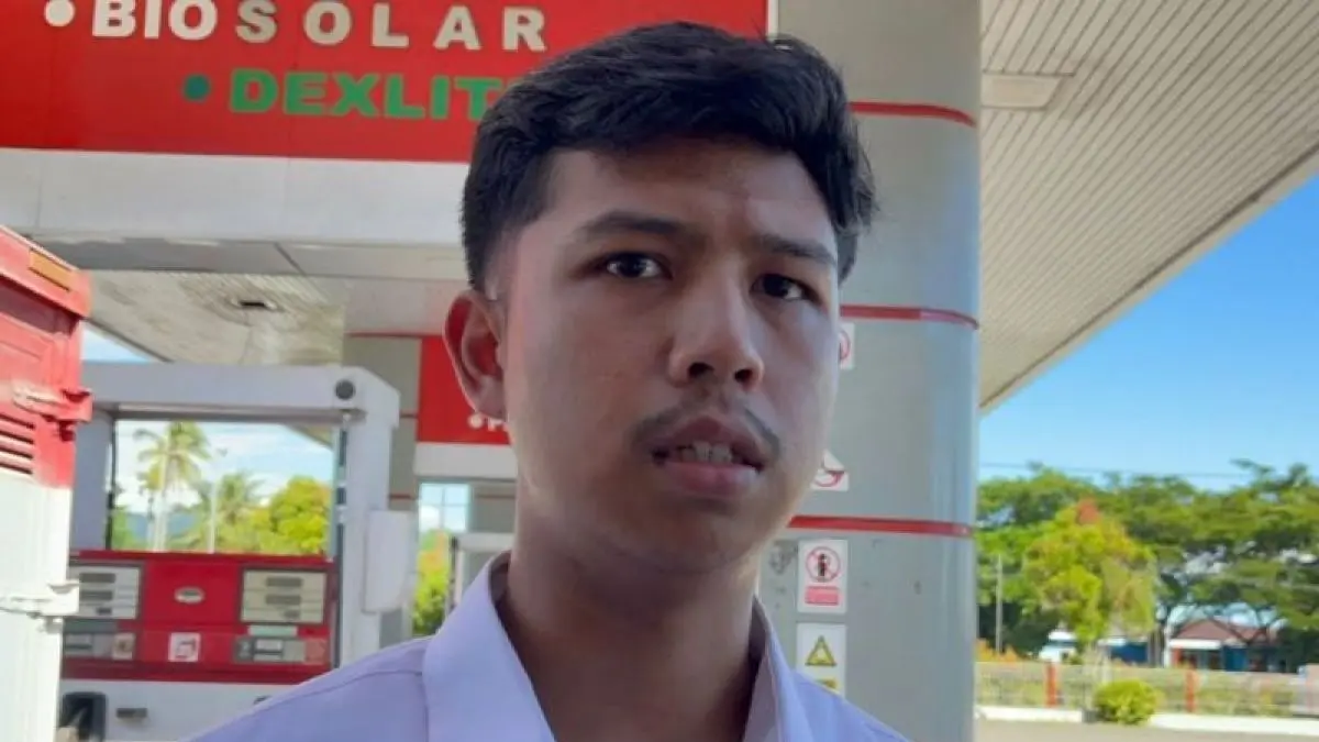Sales Branch Manager I Pertamina Patra Niaga Papua Tengah Muhammad Rinaldi Suryanto. (Antara/Ali Nur Ichsan)