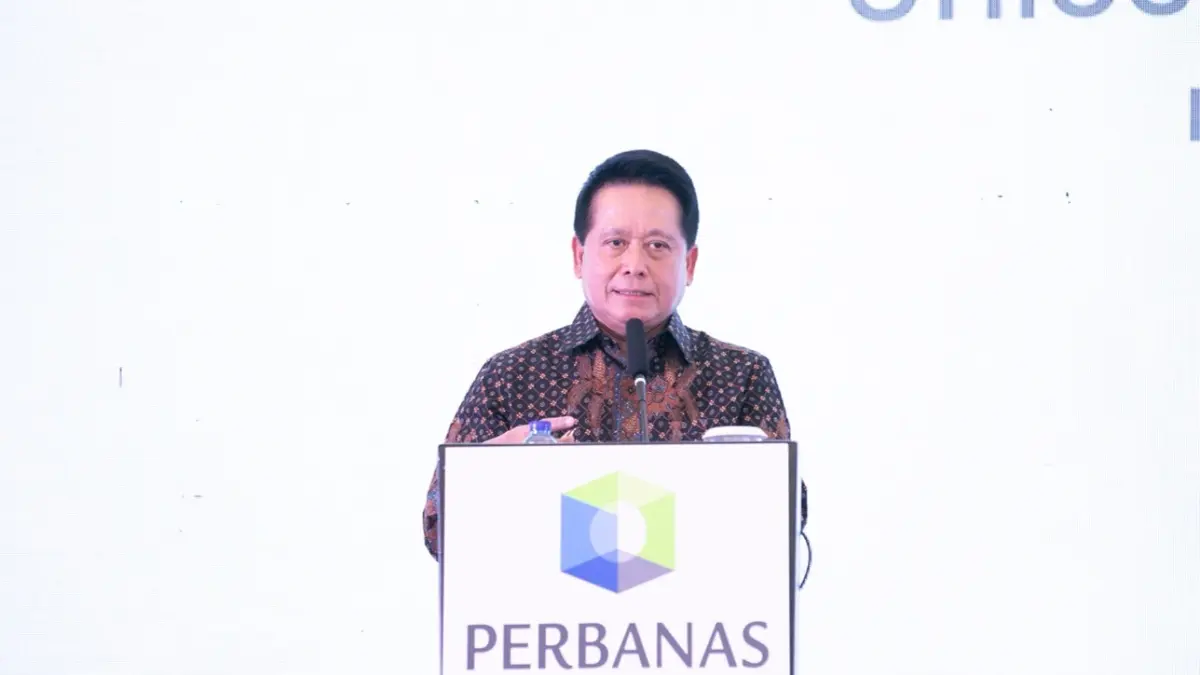 Ketua Umum Perbanas sekaligus Direktur Utama BRI Hery Gunardi