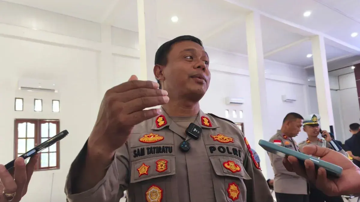 Kapolres Nabire AKBP Samuel D Tatiratu. (ANTARA/Ali Nur Ichsan)