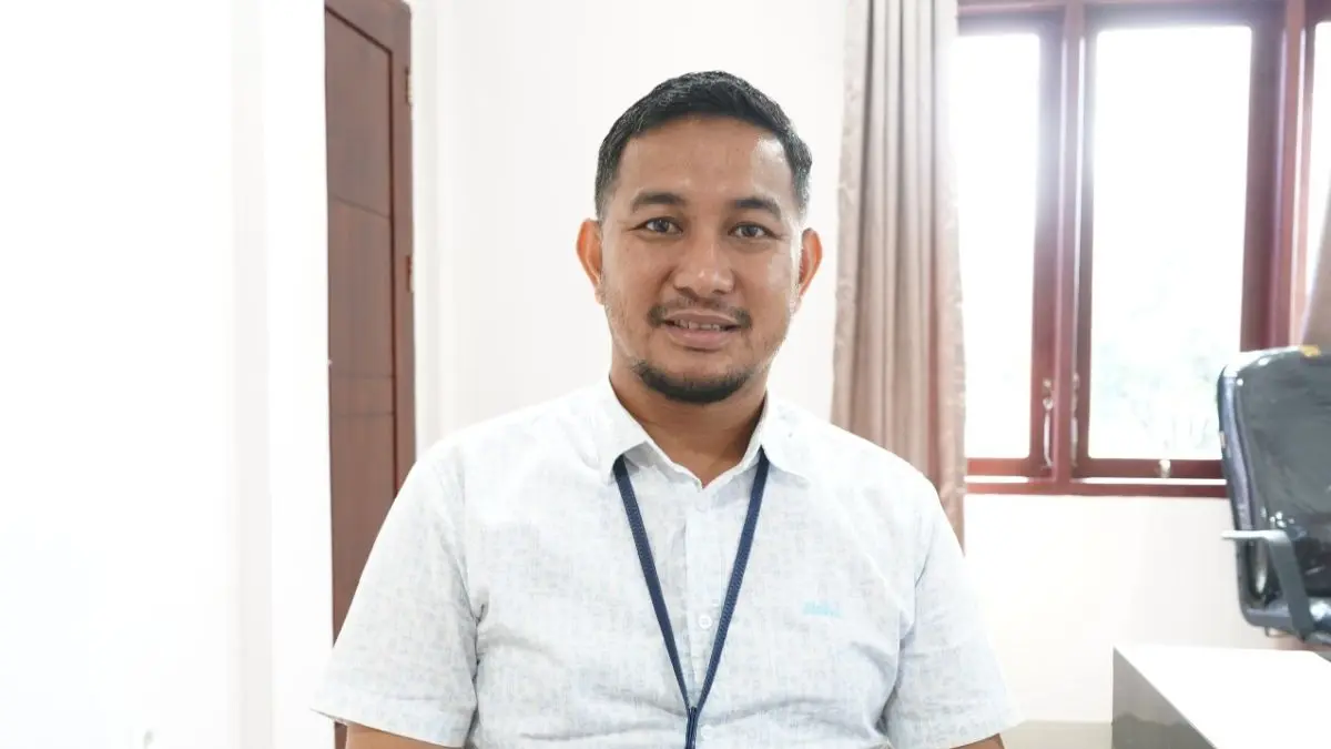 Kepala Perum Bulog Cabang Timika Dedy Wahyudi. (ANTARA/Marselinus Nara)