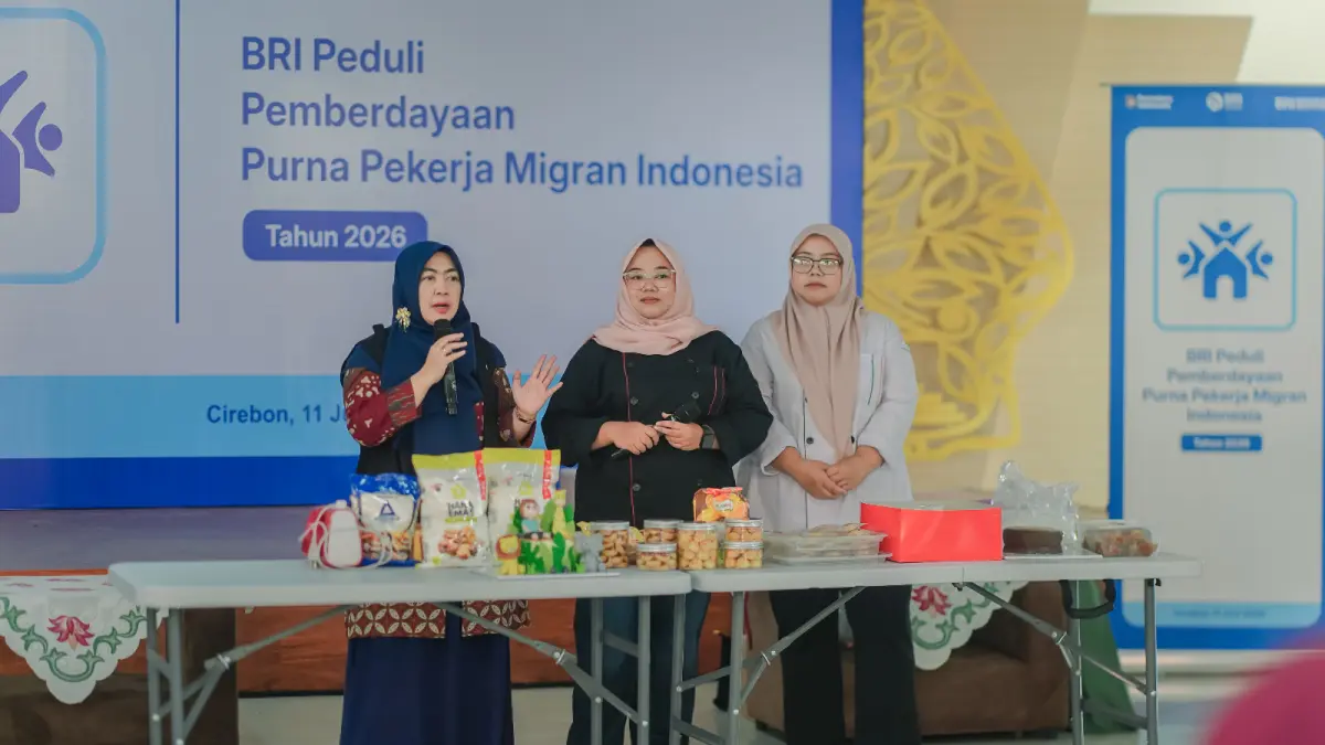 BRI Peduli Bekali 60 Purna Pekerja Migran Indonesia di Cirebon dengan Pelatihan Wirausaha dan Pendampingan Bisnis