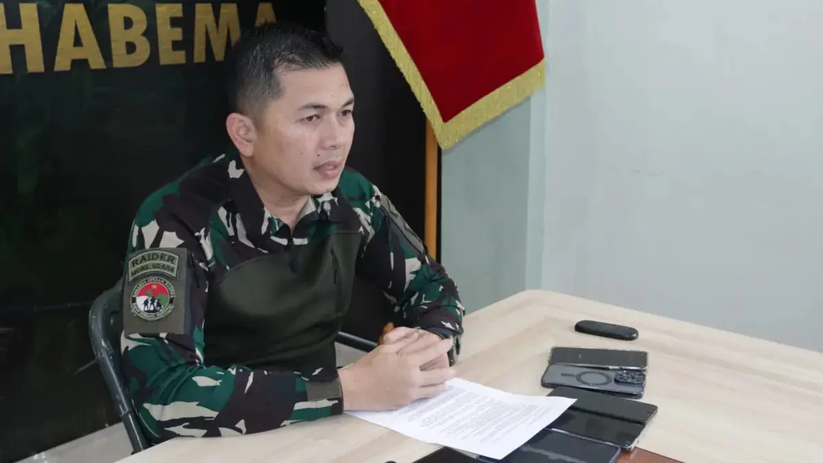 Kapen Koops TNI Habema Letkol Infanteri Wirya Arthadiguna. (Koops TNI Habema)