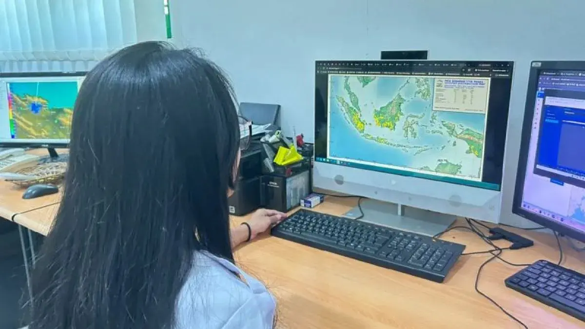 Prakirawan BMKG Wilayah V Jayapura. (ANTARA/HO-BMKG Wilayah V Jayapura)