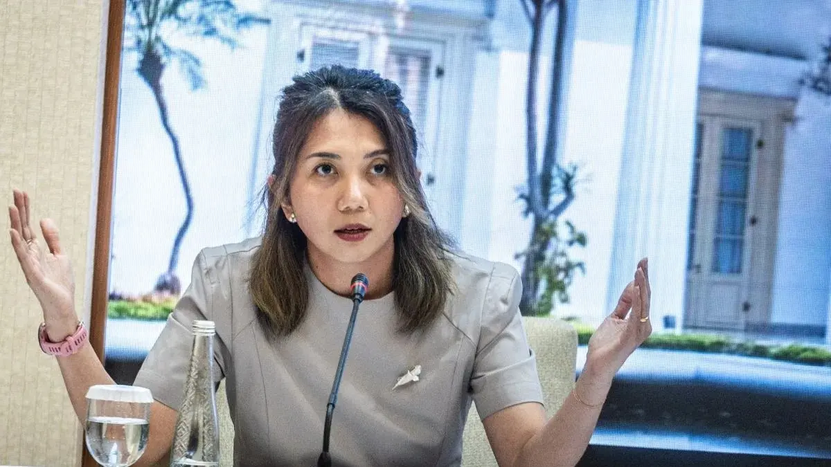 Juru Bicara Kementerian Luar Negeri Yvonne Mewengkang. (ANTARA/Bayu Pratama S/sgd)
