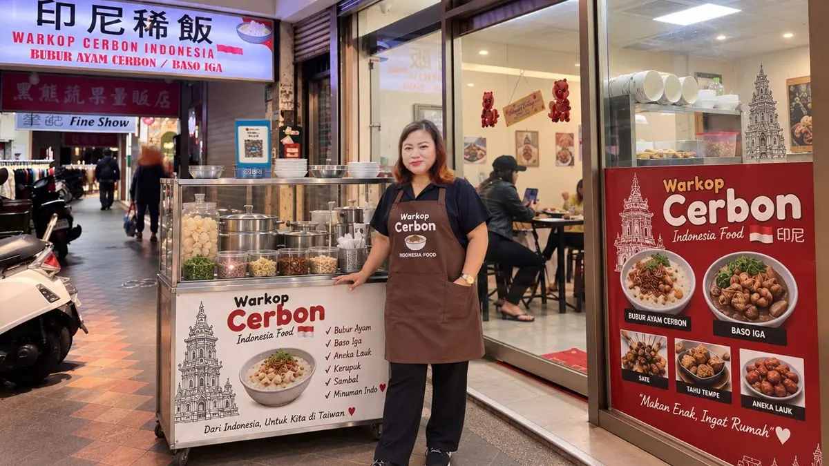 Kisah Tati, Mantan PMI yang Sukses Bangun Usaha Bubur Cirebon di Taiwan Bersama Dukungan BRI