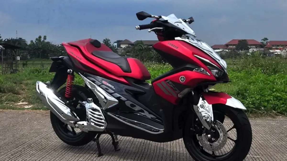 Ilustrasi: Yamaha Aerox 155 2018. (Istimewa)