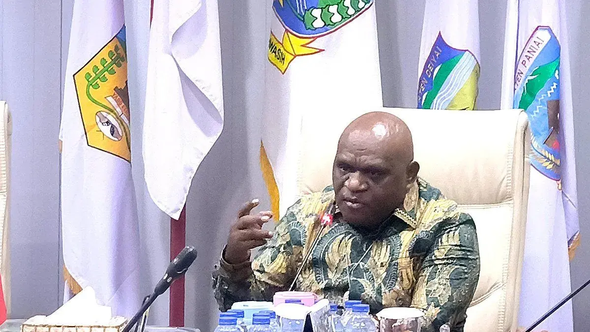 Menteri Hak Asasi Manusia (HAM) Natalius Pigai. (ANTARA/Devi Nindy/aa)