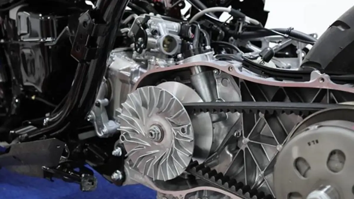 Ilustrasi komponen CVT Nmax