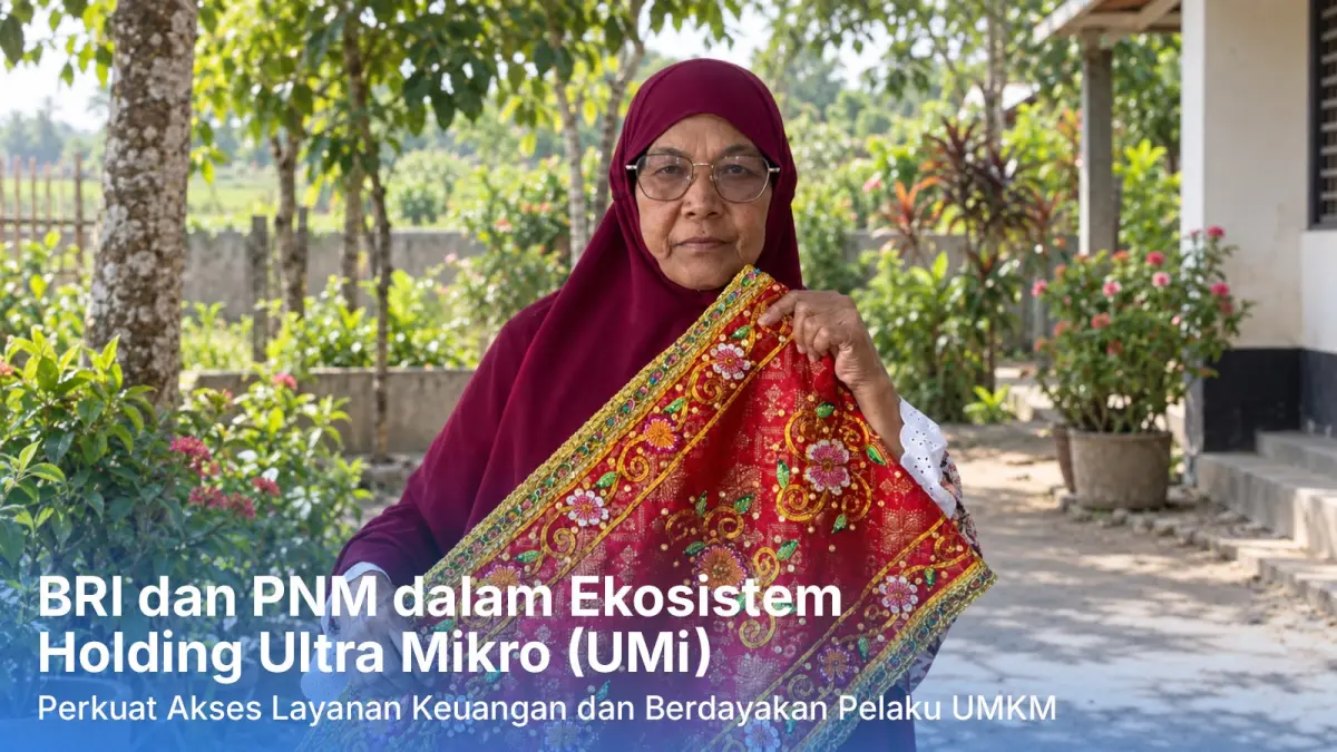 Holding Ultra Mikro BRI Group Perkuat Usaha Asra Jaga Warisan Sulam Kasab Aceh