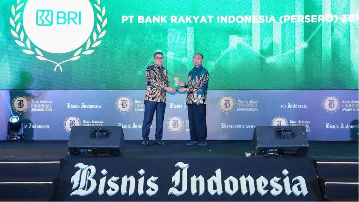 BRI meraih dua penghargaan dalam ajang  Bisnis Indonesia Financial Awards (BIFA) 2026.