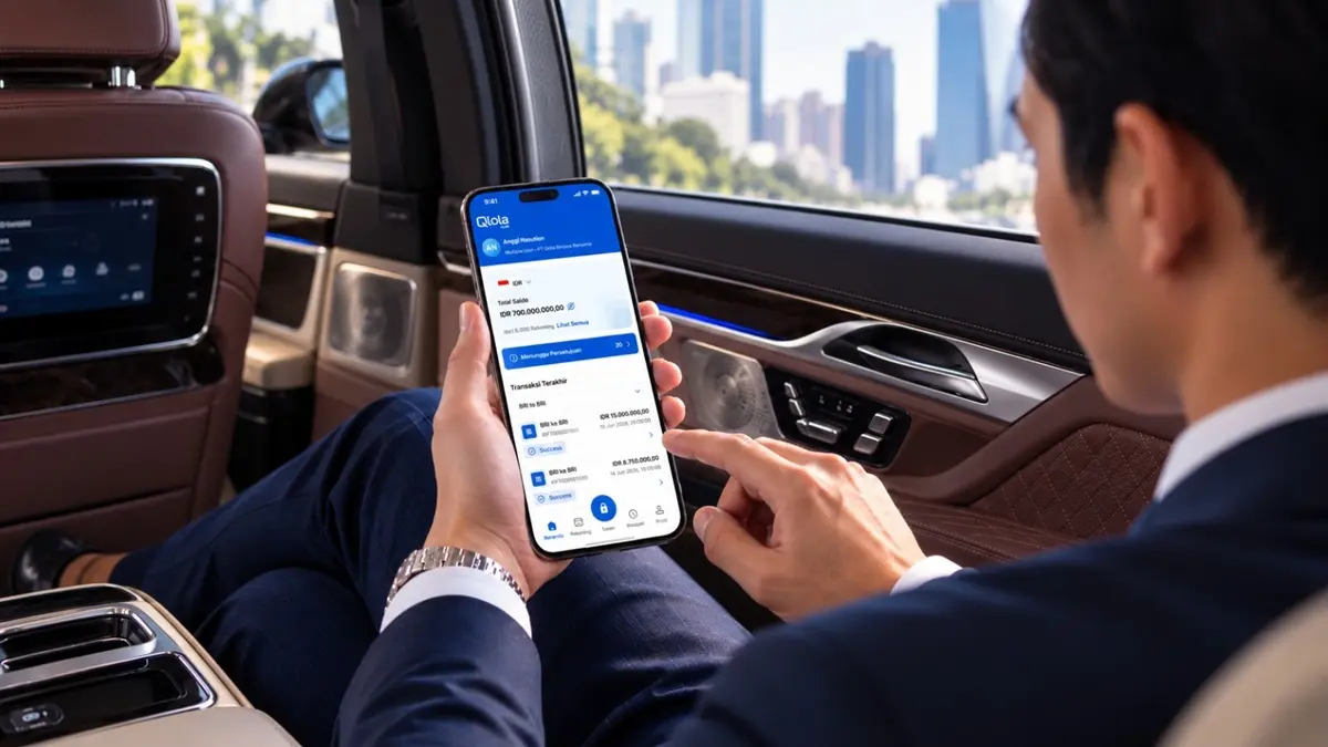 Qlola Mobile BRI Permudah Nasabah Pantau Saldo dan Setujui Transaksi Kapan Saja