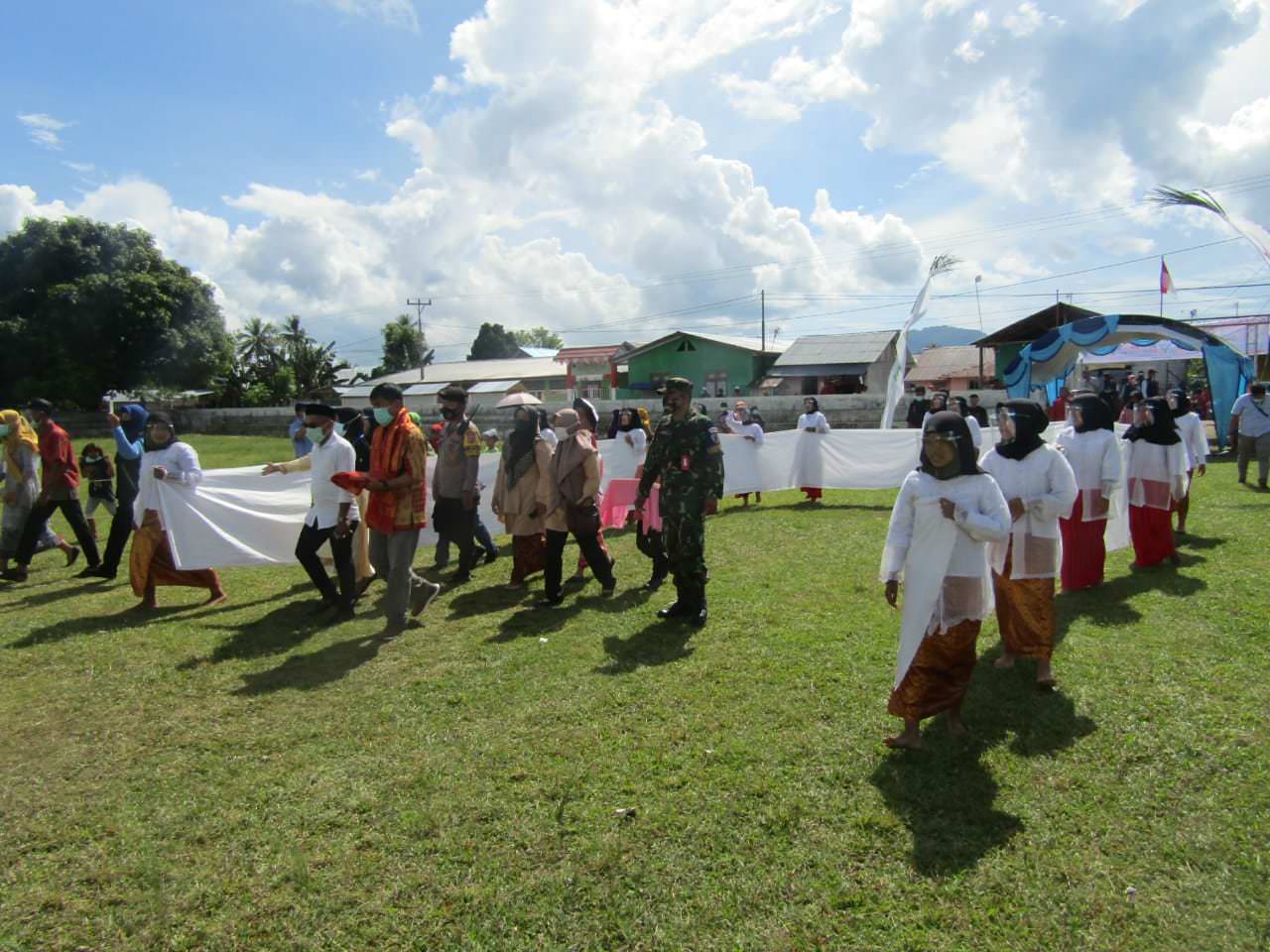 WARISAN LELUHUR: PT Pertamina Regional Papua Maluku melalui CSR PT Pertamina DPPU Pattimura menginisiasi dan menggelar Festival Budaya Negeri di Negeri Laha, Kecamatan Teluk Ambon, Senin (14/12/20).