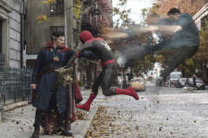 Salah satu scene dalam film Spider-Man: No Way Home (Istimewa)