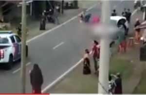 Viral video mobil PJR hanya melewati korban tabrak lari, (Pojoksatu/Ist)