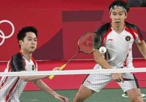 Marcus Fernaldi Gideon/Kevin Sanjaya Sukamuljo. (Pedro Pardo/AFP )