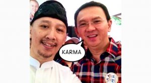 Tangkapan layar foto yang diunggah Perbadi Arya alias Abu Janda di Instagramnya.