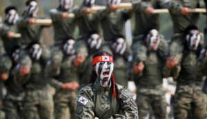 Ilustrasi tentara Korea Selatan.