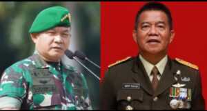 KASAD Dudung Abdurachman dan Brigjen Junior Tumilaar
