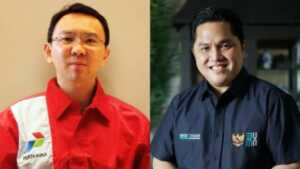 Ahok dan Erick Thohir.
