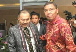 Kuasa Hukum keluarga Brigadir J, Kamaruddin Simanjuntak (kiri).(Dery Ridwansah/JawaPos.com)