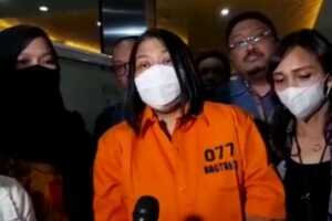 Istri Ferdy Sambo, Putri Candrawathi resmi dikenakan penahanan dalam kasus pembunuhan berencana kepada Brigadir Nofriansyah Yosua Hutabarat alias Brigadir J. (dok JawaPos.com)