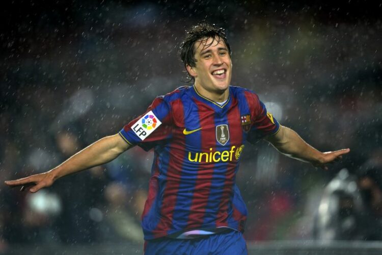Bojan Krkic saat masih membela Barcelona. (ANTARA)