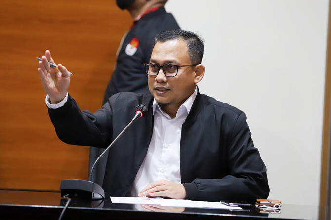 Pelaksana Tugas Juru Bicara KPK Ali Fikri (Dery Ridwansah/JawaPos.com)