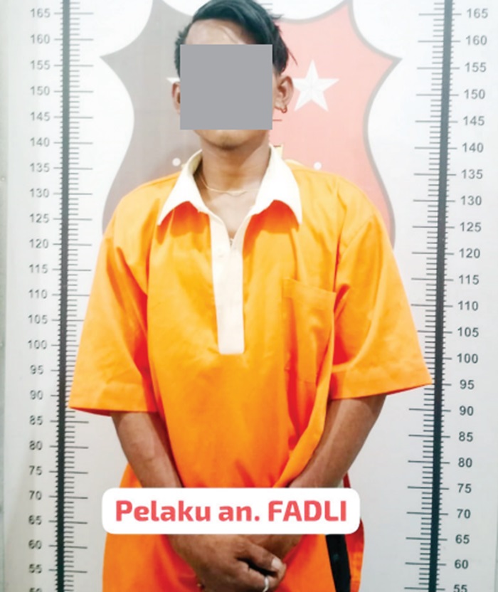 DIAMANKAN: DP residivis kasus pencurian mencuri lagi, karena ingin bermain judi slot. FOTO: DOK POLSEK NUNUKAN