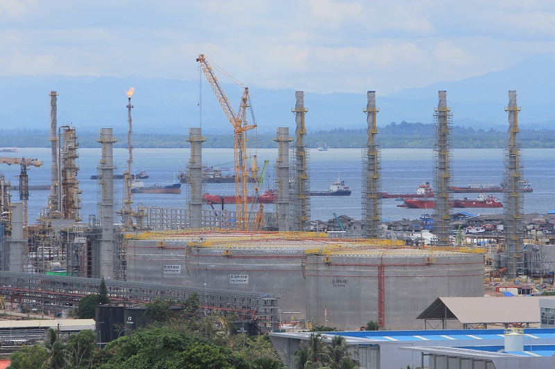 FUAD MUHAMMAD/KP PEMBANGUNAN: Kilang Pertamina Balikpapan nanti akan menghasilkan produk berkualitas tinggi berstandar Euro 5 yang memiliki kandungan sulfur lebih rendah, sehingga ramah lingkungan.