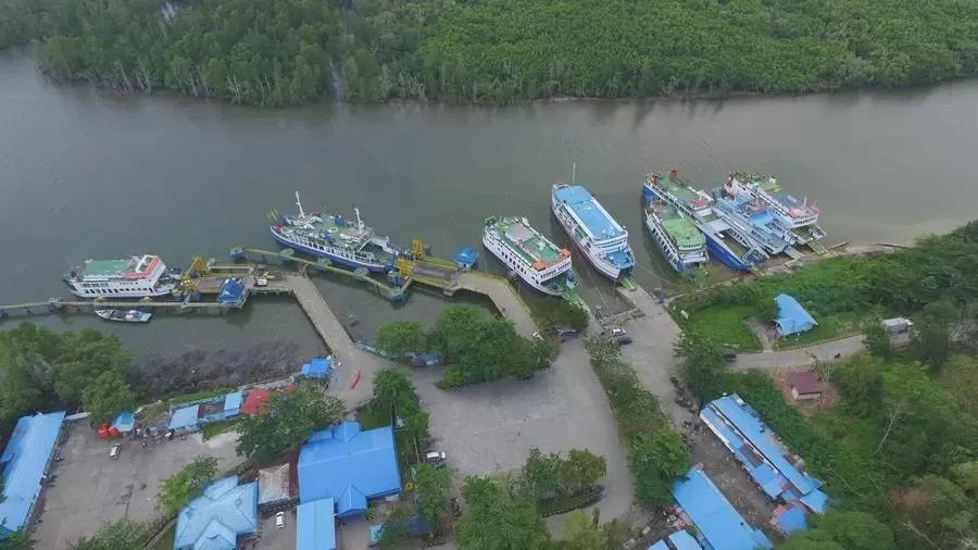 KP MENURUN : Berkurangnya jumlah penumpang dan kendaraan di Pelabuhan Feri Kariangau, Balikpapan sudah diproyeksikan Dishub Kaltim.