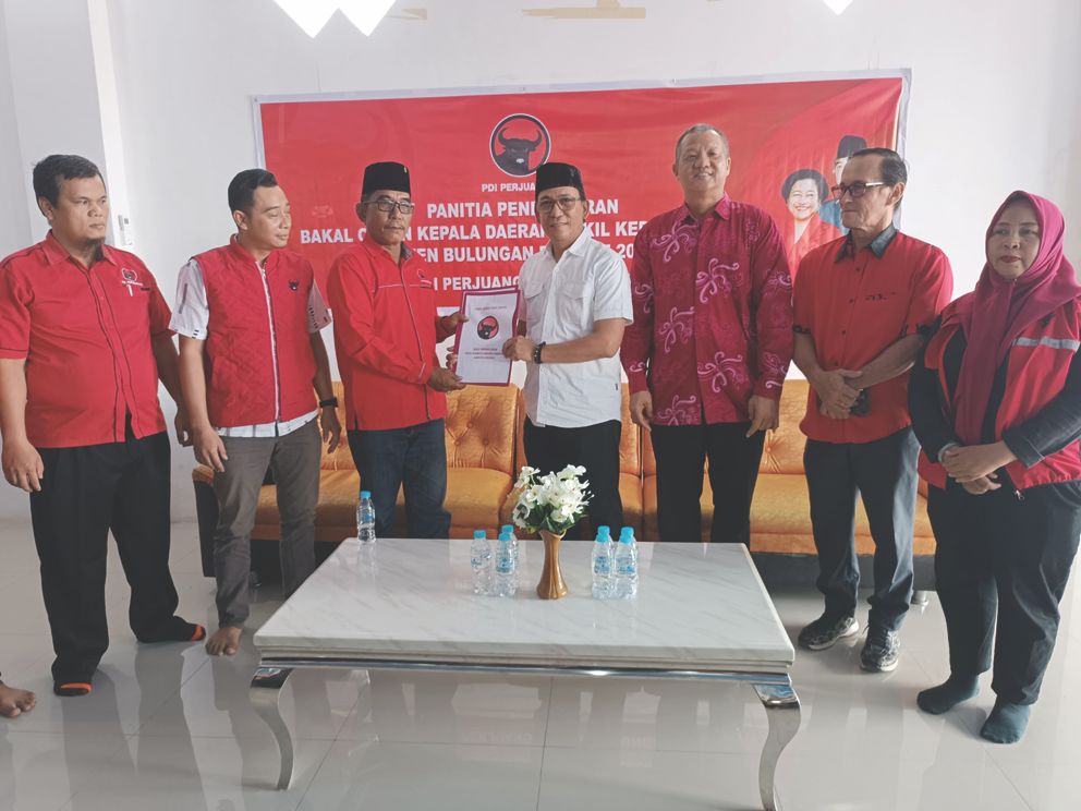 IWAN K/RADAR TARAKAN DEMOKRASI: Pendaftaran bakal calon di PDIP untuk maju di Pilkada Bulungan 2024.
