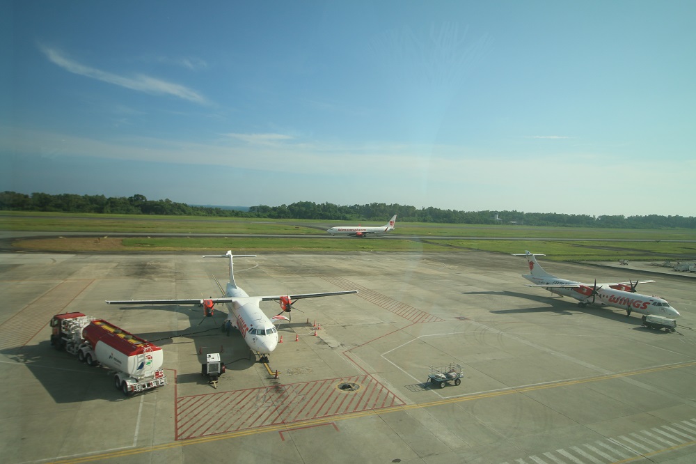 ANGGI PRADITHA/KP PERBAIKAN: Bandara Sultan Aji Muhammad Sulaiman (SAMS) Sepinggan siap overlay landasan mulai 15 Juni. Target rampung pada 1 Agustus.