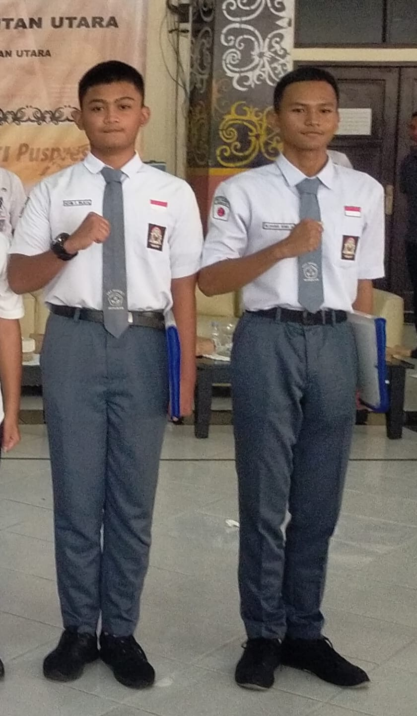 DOK PROKOMPIM TERPILIH: Muhammad Dhava Bina Aditya dan Kevin Febrian Wijaya, akan membawa nama baik Nunukan dikancah nasional karena terpilih sebagai Paskibraka Nasional.