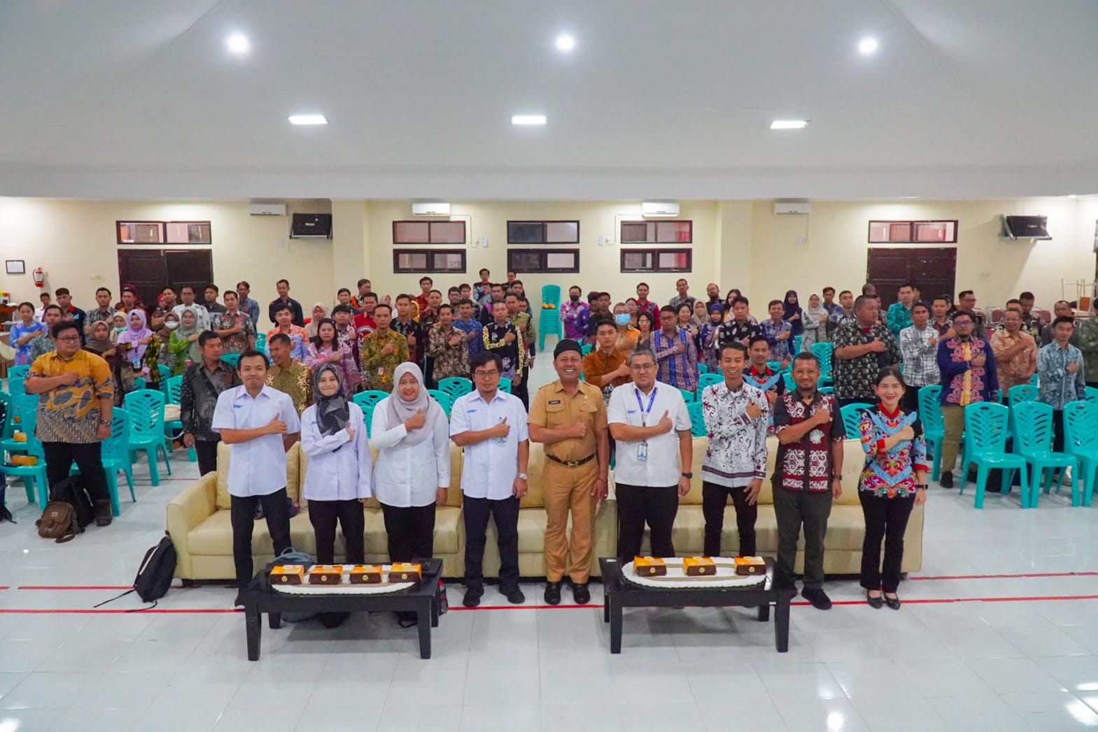 PENINGKATAN KOMPETENSI: Plt. Kepala DKISP Kaltara, H Iskandar, S.IP, M.Si, menghadiri Pelatihan GTA Digital Talent Scholarship Tahun 2024 di aula SMA Negeri 1 Tarakan, Senin (1/7). FOTO: DKISP