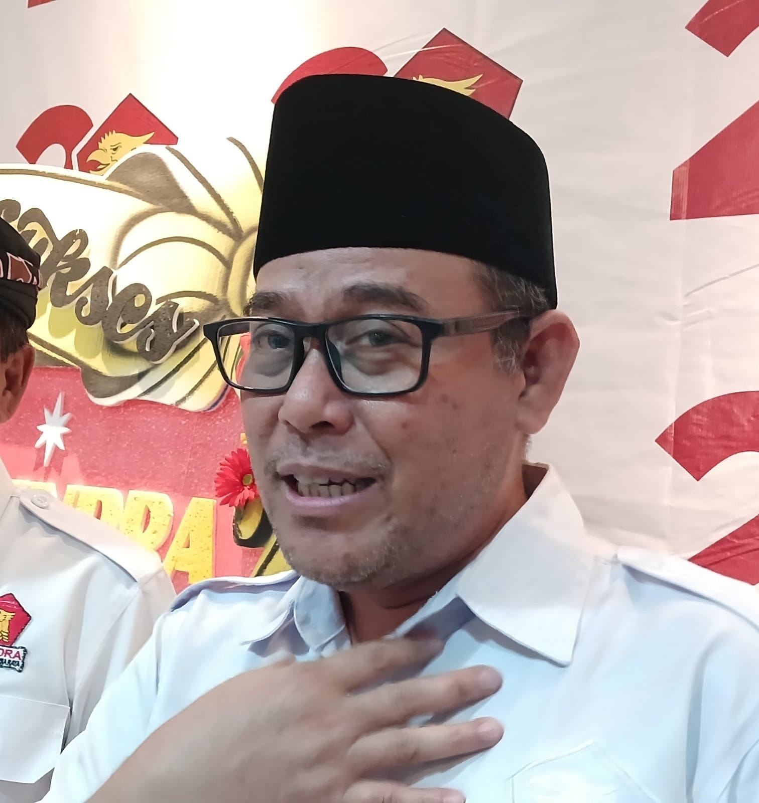 FOTO: AGUS DIAN ZAKARIA/RADAR TARAKAN Ibnu Saud Ketua DPD Gerindra Kaltara