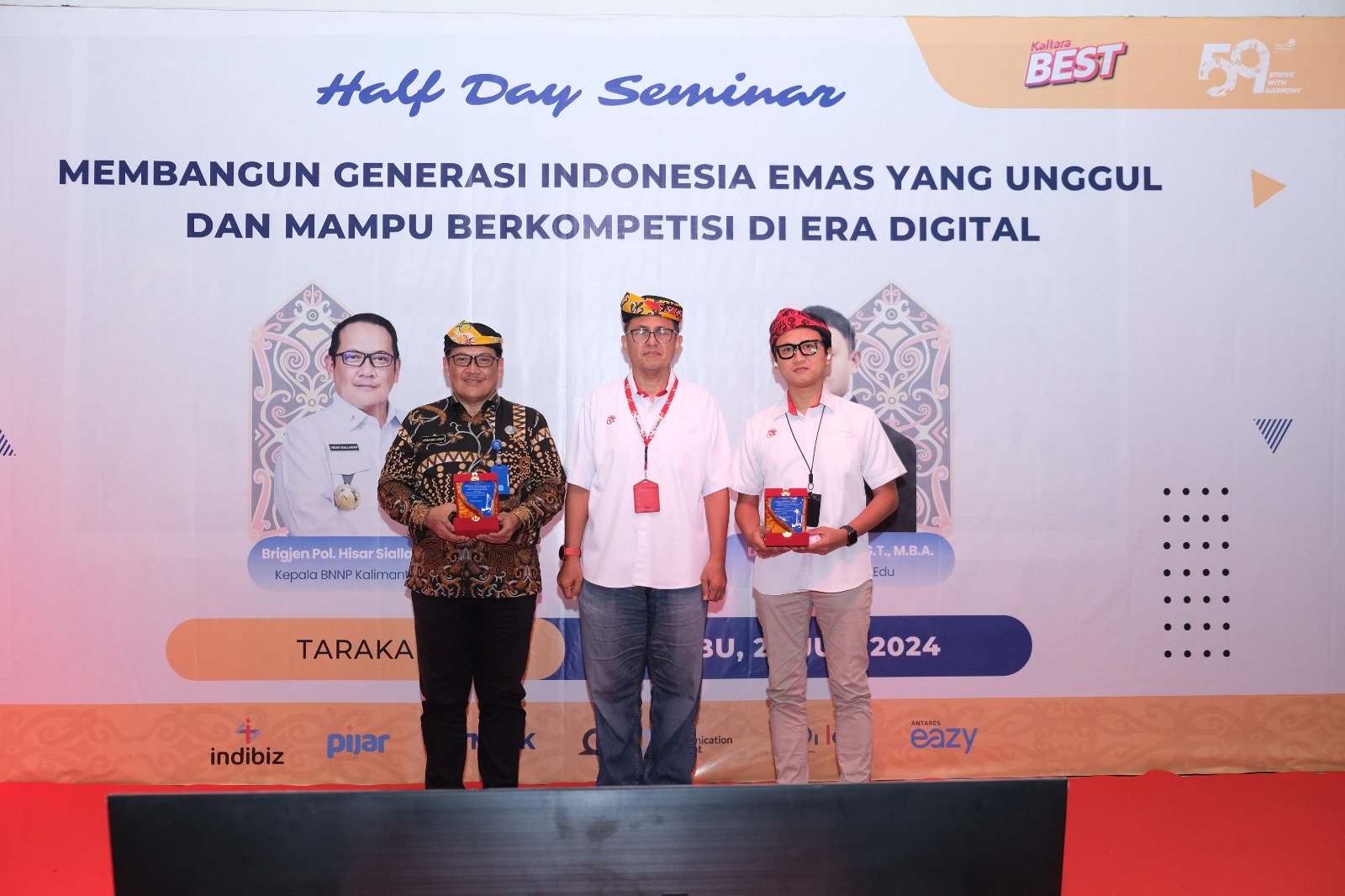 DUKUNG PENDIDIKAN: Half day seminar Telkom Indonesia. FOTO: DOK TELKOM