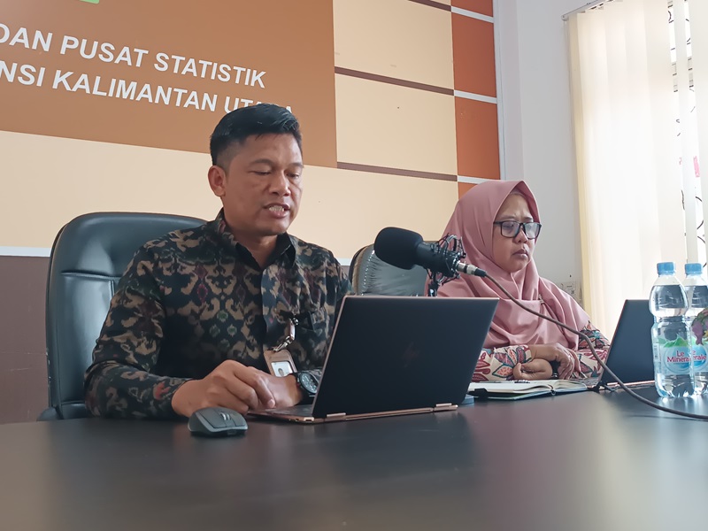 IWAN K/RADAR KALTARA STATISTIK: Kepala BPS Kaltara, Mas&rsquo;ud Rifai menjelaskan perkembangan IHK Kaltara untuk kondisi Juli 2024
